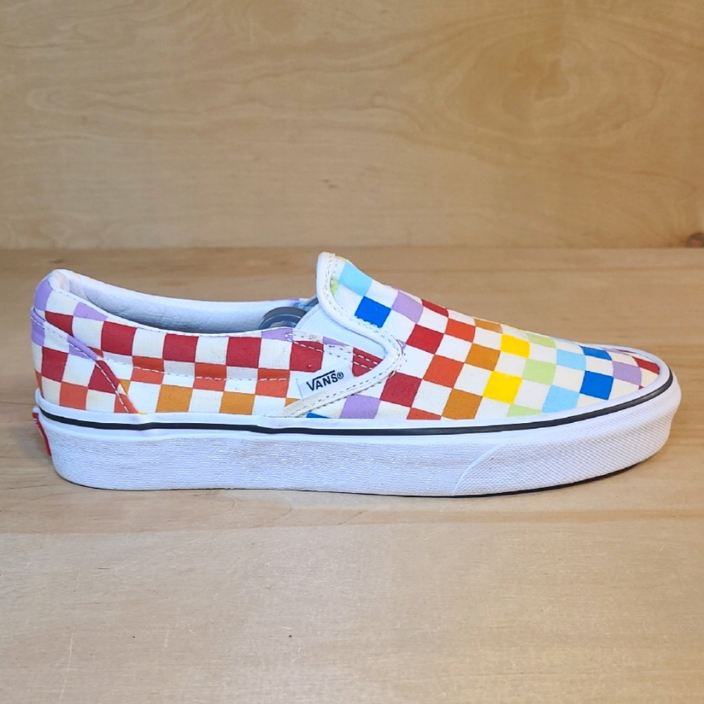 Vans Multicolor Checkered Slip-On Sneakers